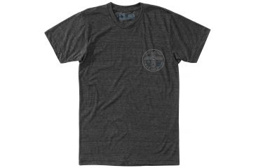 Image of HippyTree Monument Short Sleeve T-Shirt - Men's-Heather Charcoal-Small