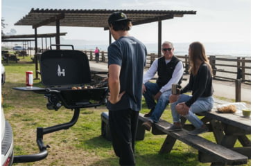 Image of HitchFire F-20 Propane Gas Grill, Black, Large, HFG01F2001