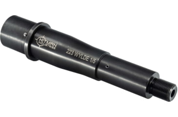 Image of Hitman Industries AR-15 .223 Wylde M4 Medium Rifle Barrel, 5 inch, 1-5 Twist, Pistol Length, Nitride, Black, 223WMP5MED50B5