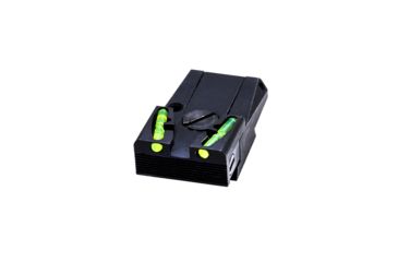 Image of HiViz Adjustable Litepipe Rear Sight, Glock Gen 1, Glock Gen 2, Glock Gen 3, Glock Gen 4, Black, GLAD211
