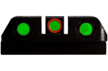 Image of HiViz LiteWave H3 Tritium/Litepipe Pistol Night Sight Set - Fits Gen 1-5 Glock 42, Glock 43, Glock 43X &amp; Glock 48
