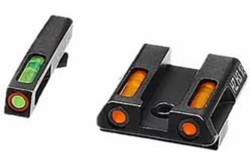 Image of HiViz LiteWave H3 Tritium/Litepipe Pistol Night Sight Set - Fits Gen 1-5 Glock 42, Glock 43, Glock 43X &amp; Glock 48