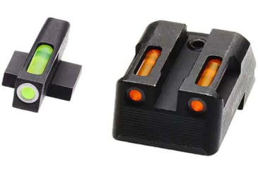 Image of HiViz LiteWave H3 Tritium/Litepipe Pistol Night Sight Set - Fits All Kimber 1911 w/ Fixed Sights, Except Micro