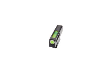 Image of HiViz Litewave H3 Interchangeable Front Sight, S&amp;W DX, 0.250 inch Height, Black, Green Litepipe w/ White Ring, SWN3001