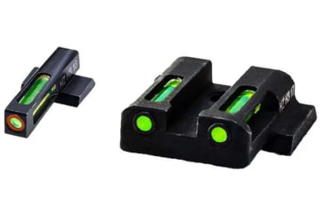Image of HiViz LiteWave H3 Tritium/Litepipe Pistol Night Sight Set - Fits All S&amp;W M&amp;P Full Size &amp; Compact In All Calibers, Except M&amp;P CORE/ 22/ Long Slide