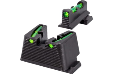Image of HiViz Smith &amp; Wesson M&amp;P Full Size/Compact Sight Set, Black, MPCLW21-2