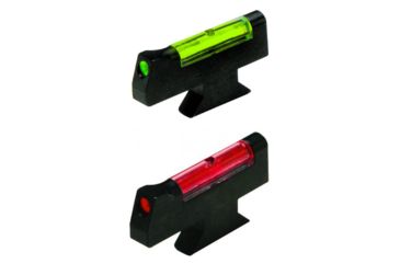 Image of HiViz S&amp;W Illuminated Fiber Optic Front Revolver Sight - .208 Height, Green, Red
