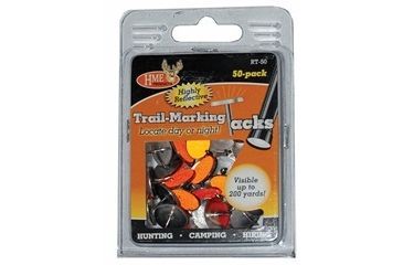 Image of HME Products Reflective Tacks, Orange, Pack of 50, HME-RT-50