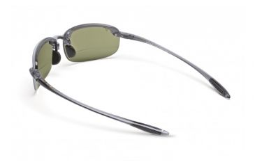 Image of Maui Jim Ho'okipa Reader Sunglasses w/ Smoke Grey Frame and Maui HT 1.50 Magnification Lenses - HT807-1115, Back View