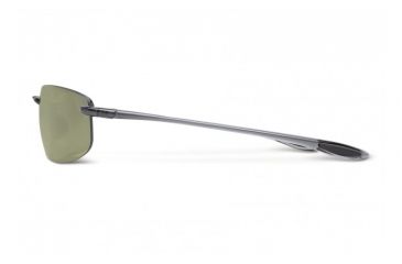Image of Maui Jim Ho'okipa Reader Sunglasses w/ Smoke Grey Frame and Maui HT 1.50 Magnification Lenses - HT807-1115, Side View