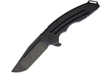 Image of Hoback Knives Husky Framelock Titanium Black