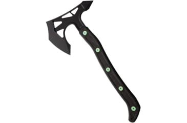 Image of Hoback Knives Ps2 Axe DLC/Green Accents