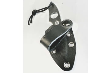 Image of Hoffner Knives Bodyguard Belt Fixed Blade Knife, 2.5in, 440C Steel, Spear Point, Steel, Black, NECK-ITP-SP