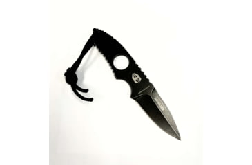 Image of Hoffner Knives Bodyguard Belt Fixed Blade Knife, 2.5in, 440C Steel, Spear Point, Steel, Black, NECK-ITP-SP