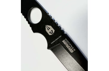 Image of Hoffner Knives Bodyguard Belt Fixed Blade Knife, 2.5in, 440C Steel, Tanto, Steel, Black, NECK-ITP-TA