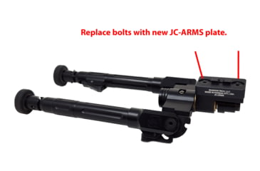 Image of Hog Saddle ARMS Pattern Bipod Plate for J-Clamp or K-Clamp
