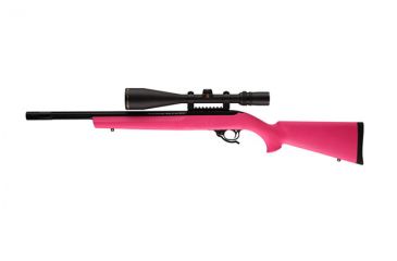 Image of Hogue OverMolded Stock w/Standard Barrel Channel, Pink - Ruger 10/22 Ruger - 22700