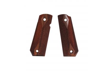Image of Hogue 1911 Govt. Ambidextrous Safety Cut Grip, Model Bobtail, Checkered, Goncalo, 45251