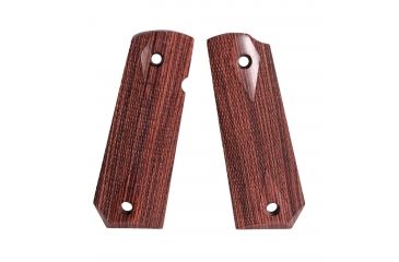 Image of Hogue 1911 Govt. Ambidextrous Safety Cut Grip, Model Bobtail, Checkered, Kingwood, 45651