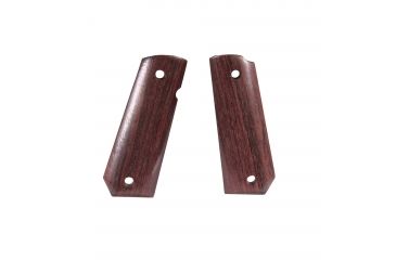 Image of Hogue 1911 Govt. Ambidextrous Safety Cut Grip, Model Bobtail, Smooth, Rosewood, 45950