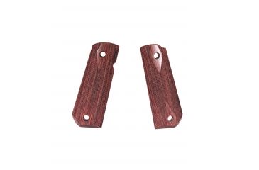 Image of Hogue 1911 Govt. Ambidextrous Safety Cut Grip, Model Round Heel, Checkered, Kingwood, 45641
