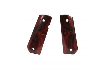 Image of Hogue 1911 Govt. Ambidextrous Safety Cut Grip, Model Round Heel, Smooth, Coco Bolo, 45840