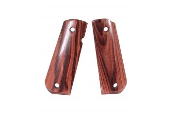 Image of Hogue 1911 Govt. Ambidextrous Safety Cut Grip, Model Round Heel, Smooth, Kingwood, 45640