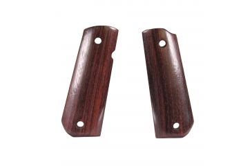 Image of Hogue 1911 Govt. Ambidextrous Safety Cut Grip, Model Round Heel, Smooth, Rosewood, 45940