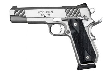 Image of Hogue 1911 Govt. Grip, Model Bobtail, Checkered, G10, Black 01959
