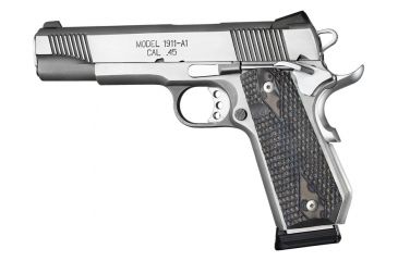 Image of Hogue 1911 Govt. Grip, Model Bobtail, Piranha, G10 G-Mascus, Black/Grey 01927