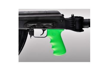 Image of Hogue AK-47/AK-74 Rubber Grip, w/Finger Grip w/Finger Grooves Zombie Green 79224