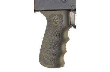 Image of Hogue AK-47/AK-74 Rubber Grip with Finger Grooves OD Green 74001