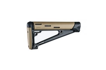 Image of Hogue AR-15/M-16 OverMolded Fixed Buttstock - Fits A2 Buffer Tube, Flat Dark Earth, 15341