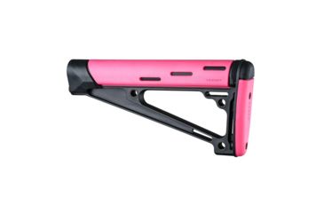 Image of Hogue AR-15/M-16 OverMolded Fixed Buttstock - Fits A2 Buffer Tube, Pink, 15741