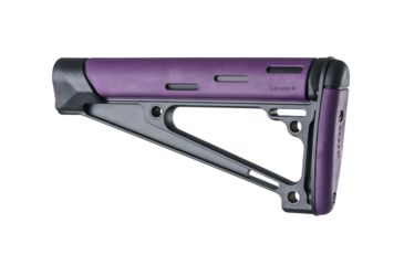 Image of Hogue AR-15/M-16 OverMolded Fixed Buttstock - Fits A2 Buffer Tube, Purple, 15641