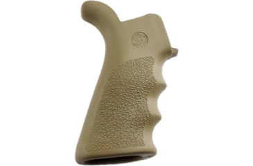 Image of Hogue AR-15/M-16 Rubber Grip Beavertail with Finger Grooves Desert Tan 15023