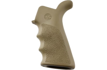 Image of Hogue AR-15/M-16 Rubber Grip Beavertail with Finger Grooves Desert Tan 15023