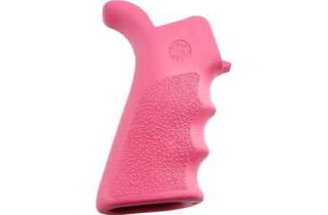 Image of Hogue AR-15/M-16 Rubber Grip Beavertail with Finger Grooves Pink 15027