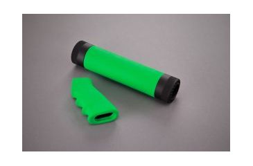 Image of Hogue AR-15/M-16 Mid Length Kit, OverMolded Grip &amp; Free Float Forend - Zombie Green 15029