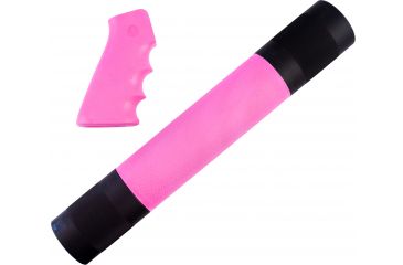 Image of Hogue AR-15/M-16 Kit - OverMolded Grip and Free Float Forend, Pink 15708