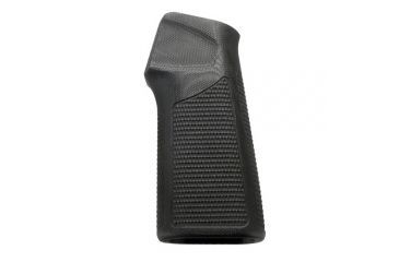 Image of Hogue AR15/M16 15 Degree Vertical No Finger Groove Grip,Piranha Grip G10 Solid Black 13129