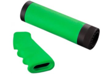 Image of Hogue AR-15/M-16 Carbine Kit, OverMolded Grip and Free Float Forend Zombie Green 15019