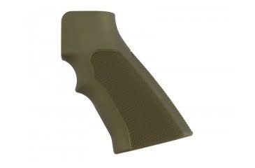 Image of Hogue AR15 / M16 Checkered Aluminum - Matte Green Anodized 15171