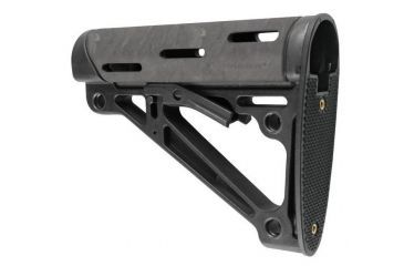 Image of HOGUE AR15/M16 OverMold Collapsible Buttstock Assy, Includes Mil-Spec Buffer Tube and Hardware, Ghillie Green Rubber 15845