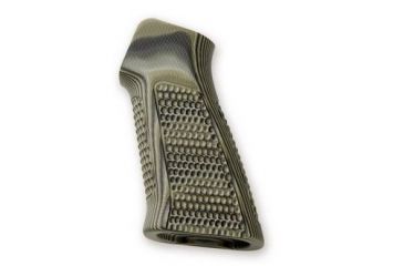 Image of HOGUE AR15 / M16 No Finger Groove Piranha Grip G10, G-Mascus Green 13138