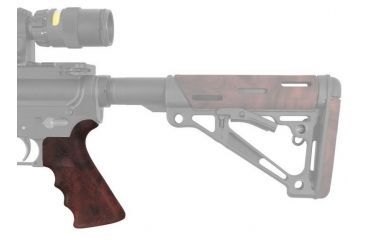Image of HOGUE AR15/M16 Rubber Grip Beavertail w/ Finger Grooves Red Lava 15421