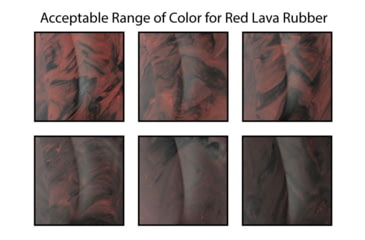 Image of Hogue AR15/M16 Rubber Grip Beavertail w/ Finger Grooves Red Lava 15421