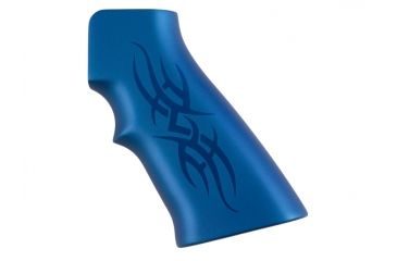 Image of Hogue AR15 / M16 Tribal Aluminum - Blue Anodized 15123