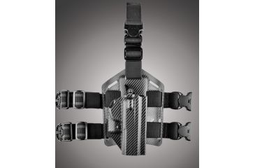 Image of Hogue ARS Holster Thigh Rig CF Weave, Black 530