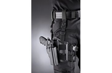 Image of Hogue ARS Holster Thigh Rig CF Weave, Black 530